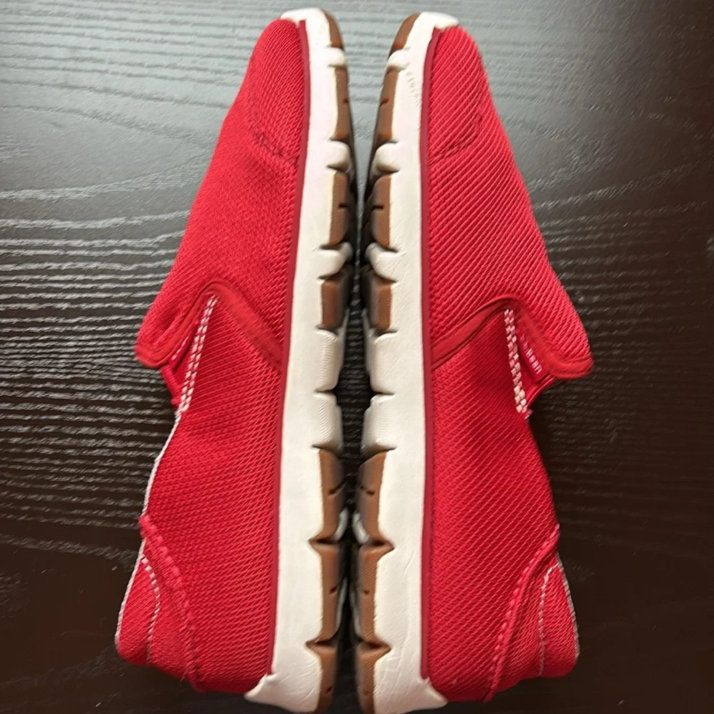 LL Bean Red slip on shoes size 8 - Picture 3 of 6